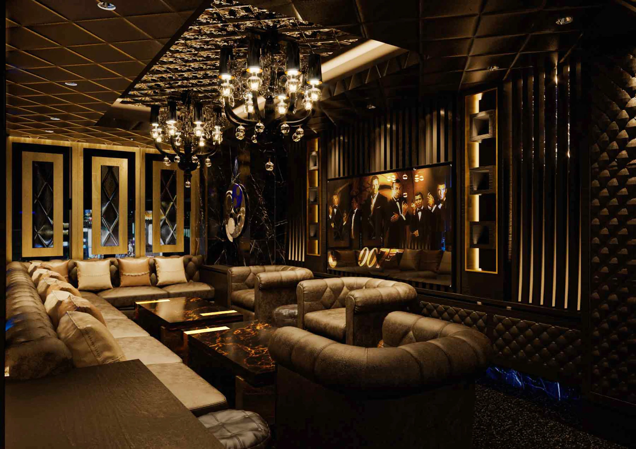 札幌市/ニュークラ Viproom/店舗設計,パース