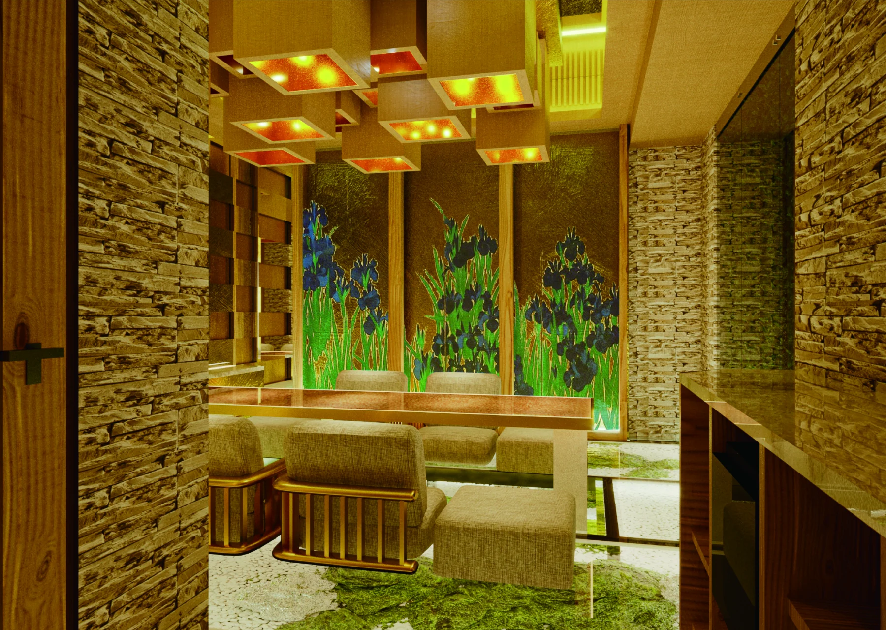 札幌市/ニュークラ Viproom/店舗設計,パース（写真5）