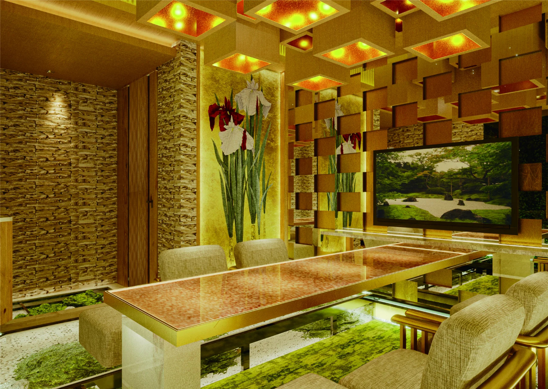 札幌市/ニュークラ Viproom/店舗設計,パース（写真6）