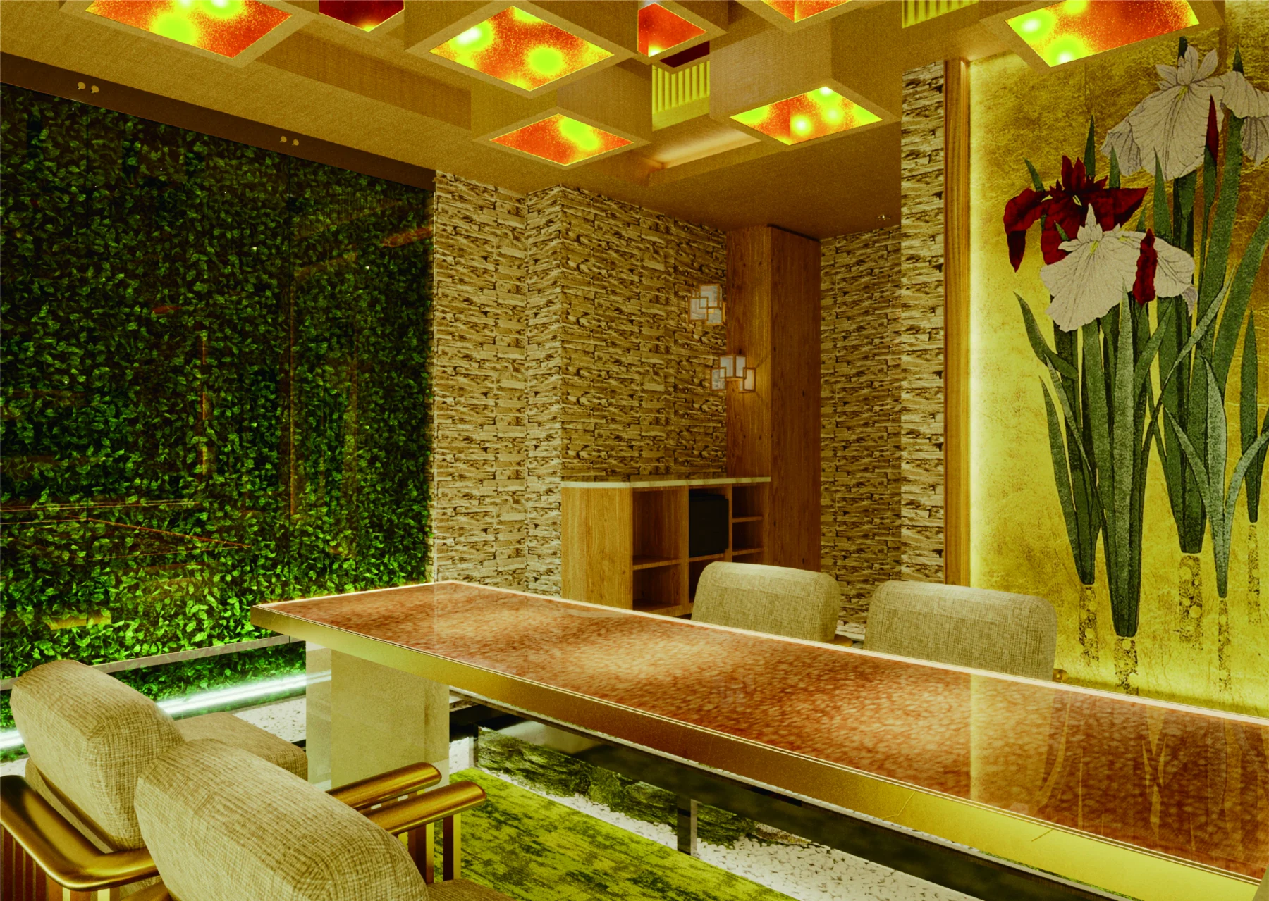 札幌市/ニュークラ Viproom/店舗設計,パース（写真7）
