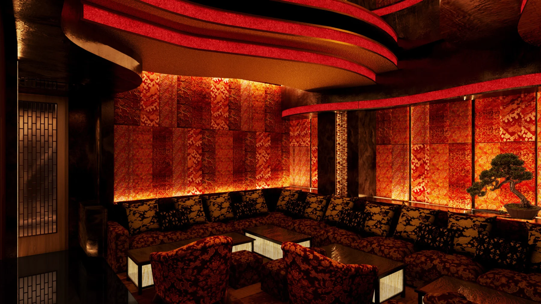 東京都/キャバクラ Viproom/店舗設計,パース（写真18）