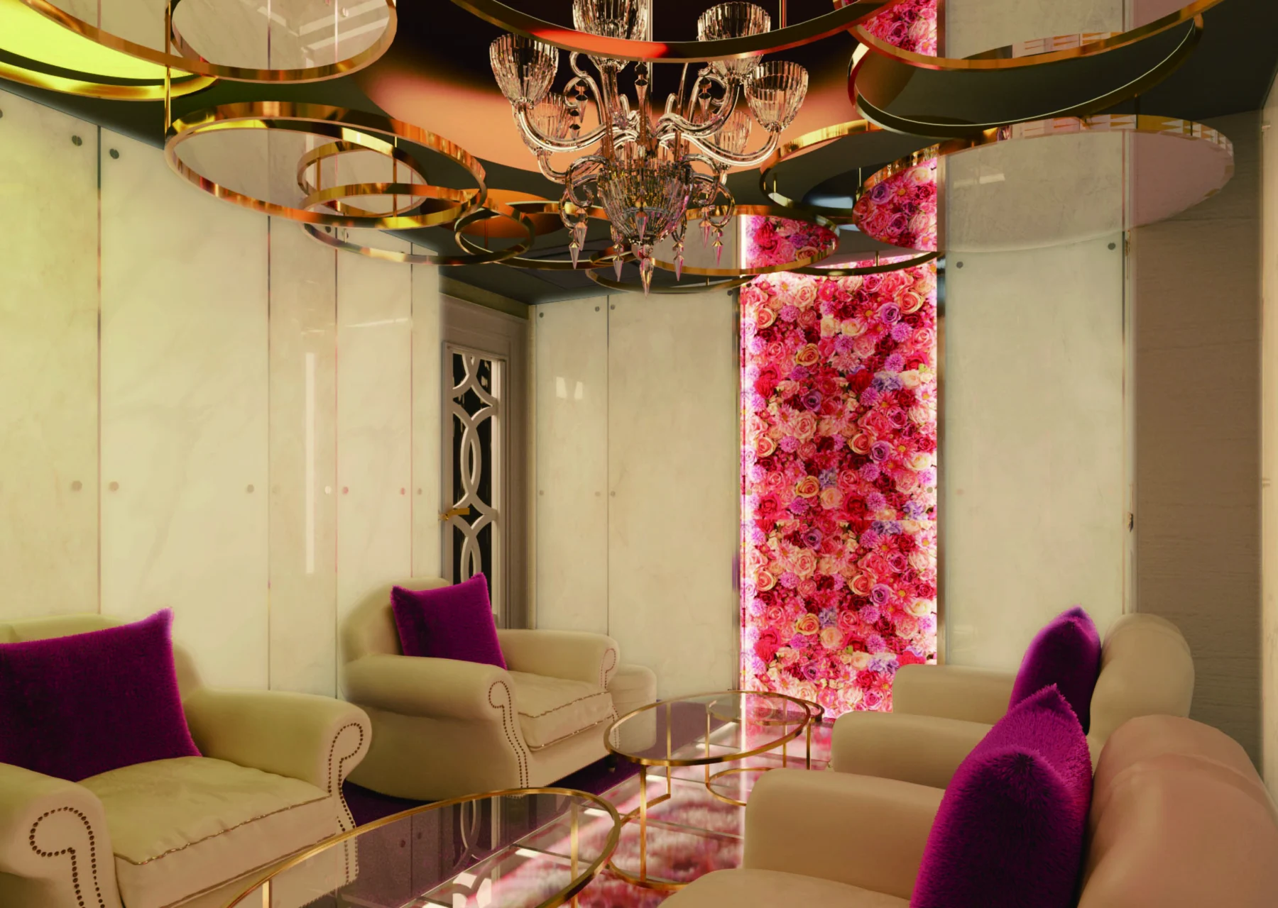 東京都/キャバクラ Viproom/店舗設計,パース（写真2）