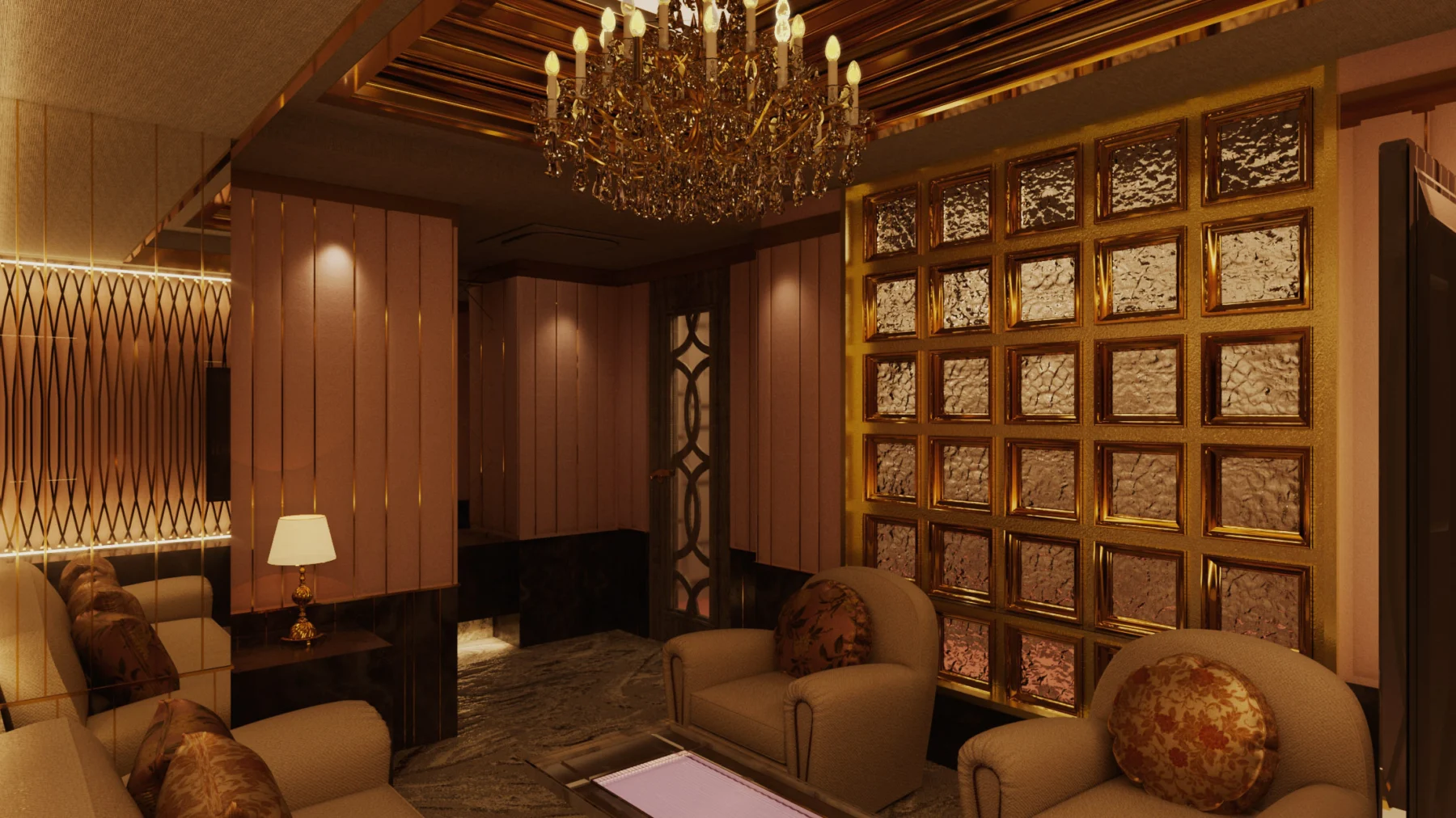 東京都/キャバクラ Viproom/店舗設計,パース（写真12）